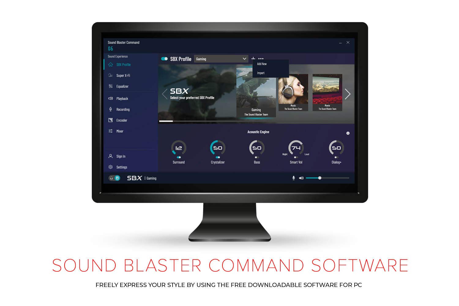 Sound BlasterX G6 Hi-Res 130dB 32bit/384kHz Gaming DAC, External USB Sound Card with Xamp Headphone Amp, Dolby Digital, 7.1 Virtual Surround Sound, Sidetone/Speaker Control for PS4, Xbox One - Image 5