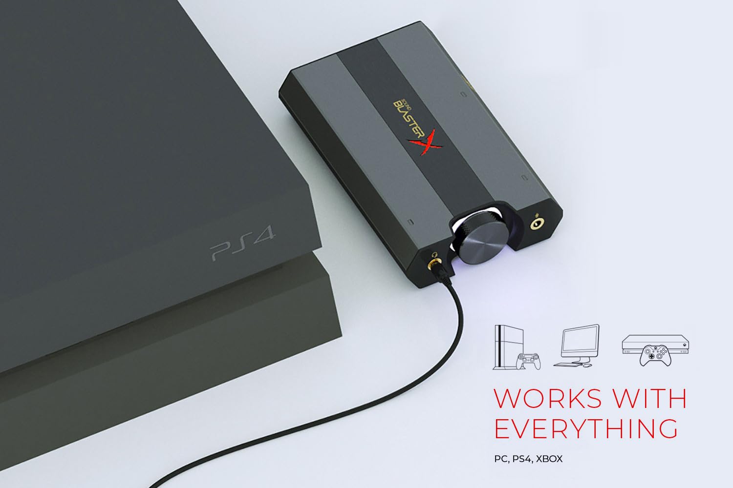 Sound BlasterX G6 Hi-Res 130dB 32bit/384kHz Gaming DAC, External USB Sound Card with Xamp Headphone Amp, Dolby Digital, 7.1 Virtual Surround Sound, Sidetone/Speaker Control for PS4, Xbox One - Image 6